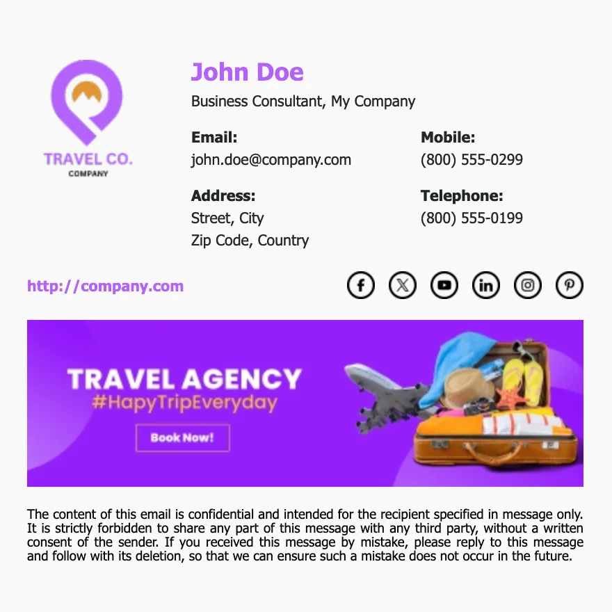 Email Signature Template 3